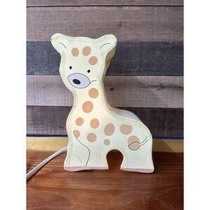 Giraffe Fabric Table Top Night Light 11”
